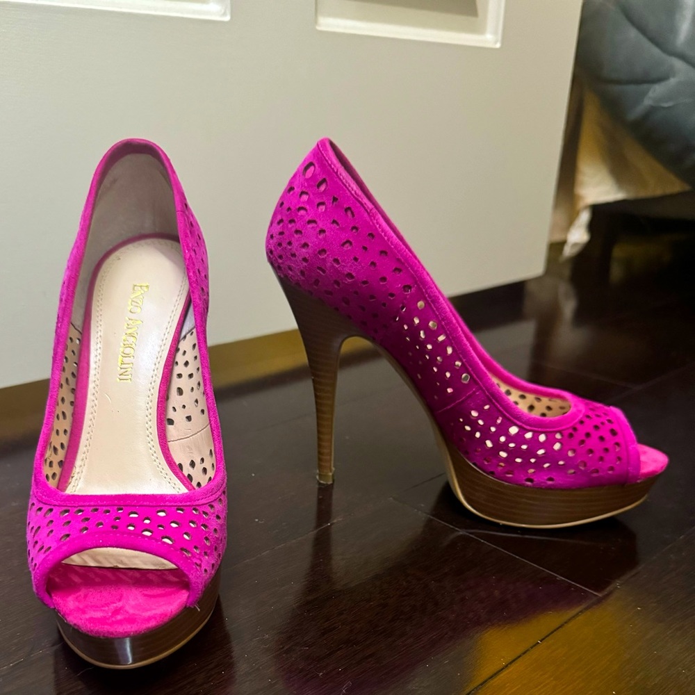 Enzo Angiolini Pink Heels